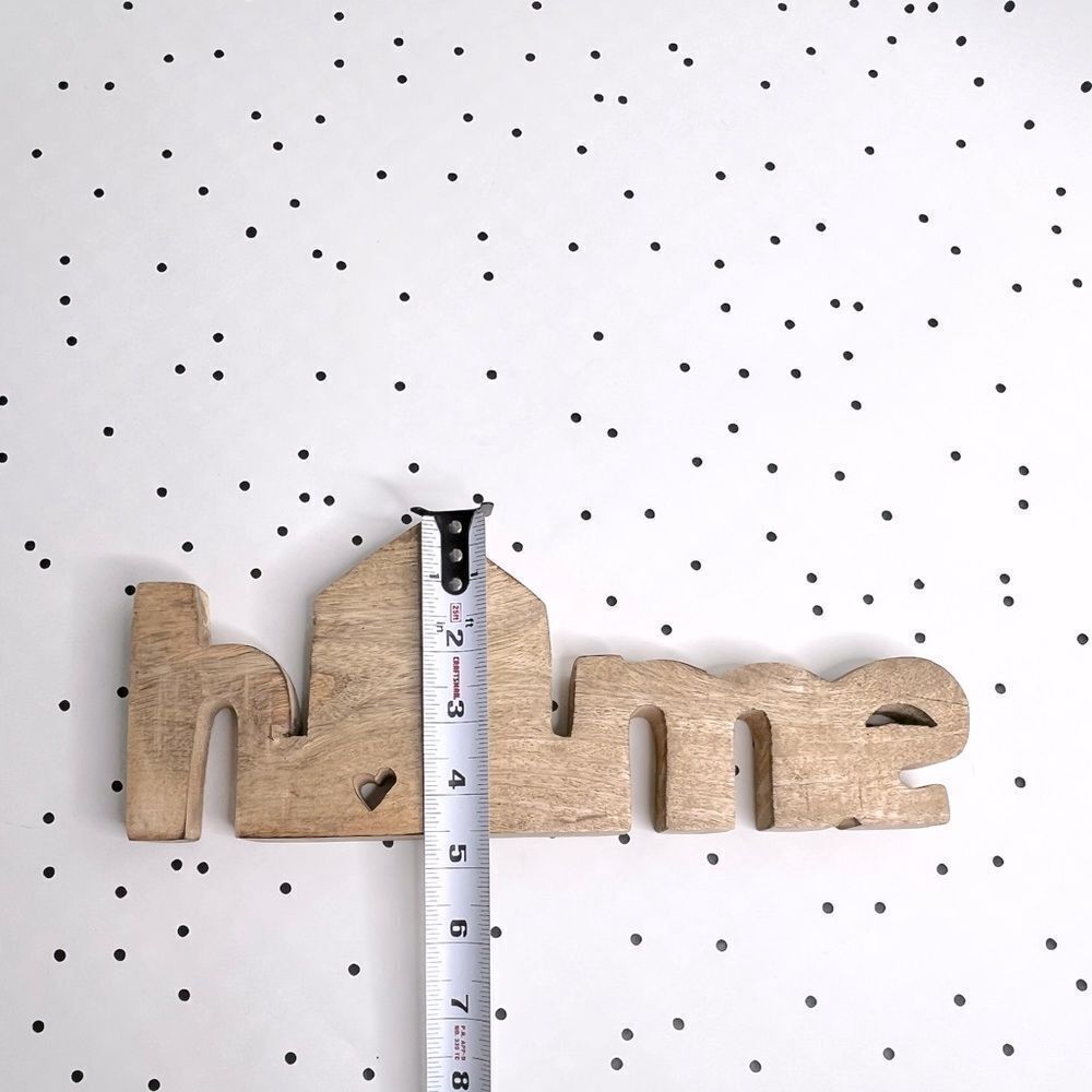 🏠 HOME 🏠 solid wood decor sign distressed heart - Picture 6 of 6